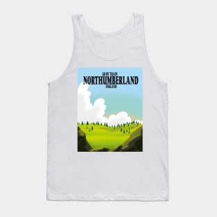 Northumberland england vacation poster. Tank Top